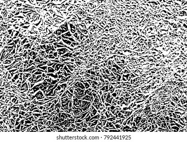 Grunge black and white vector texture template. 
Easy to create abstract, scratched, vintage effects with noise and grains.