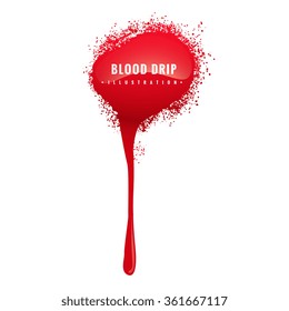 grunge blood drip