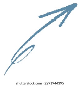 Grunge blue arrow, good for your graphic design resources.