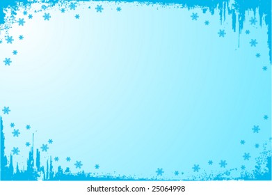 Grunge blue background