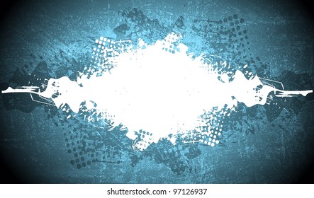 brüchiger blauer Hintergrund. Eps10 Vektordesign