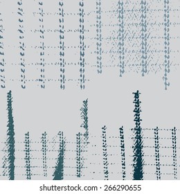 Grunge Blue Background. Set. Textures