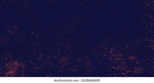 Grunge blue And dark blue Urban Vector Texture Template. Dark Messy Dust Overlay Distress Background. Easy To Create Abstract Dotted, Scratched, Vintage Effect With Noise And Grain