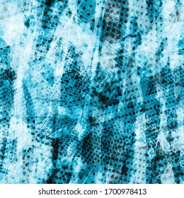 Grunge blue dotted seamless texture. Abstract vector background for web page, banners backdrop, fabric, home decor, wrapping