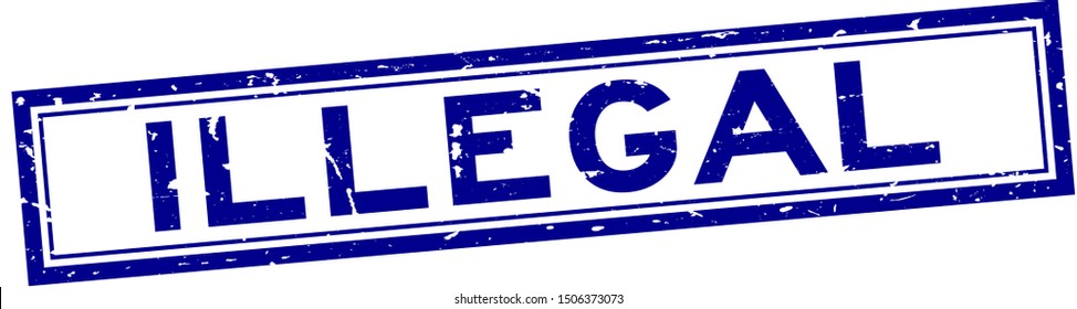 grunge-blue-illegal-word-square-rubber-vector-de-stock-libre-de