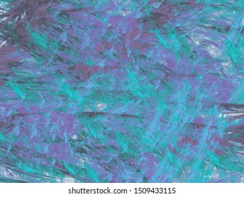 Grunge blue purple abstract background on white backdrop. Rectangular horizontal medium rough design. Vector image.