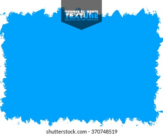 Grunge blue texture background - abstract isolated stock vector design template - easy to use
