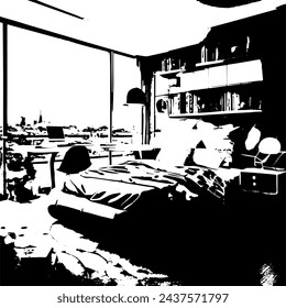 Plantilla de diseño de diseño gráfico de la industria del patrón de Grunge