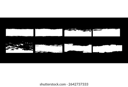 Grunge Border Elements for Design 
