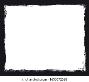 Grunge border frame background design