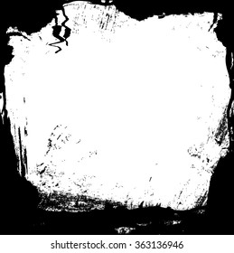 grunge border frame background, vector grunge paint brush, design element
