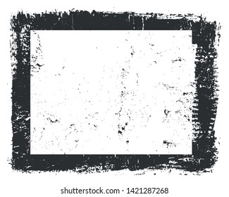 Grunge border frame. Dirty background.