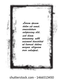 Grunge border frame with space for your text