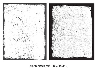 Grunge border frame.Grunge background.Vector illustration.