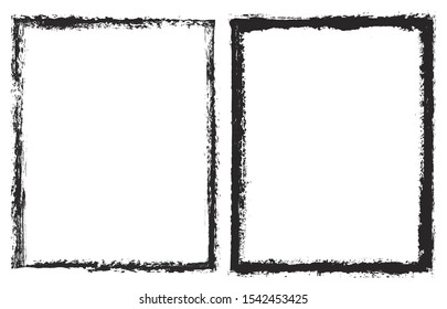 Grunge border frames for your design.