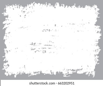 Grunge border frame.Vector distress frame.