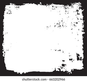 Grunge border frame.Vector distress frame.