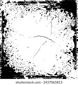 Grunge Border Grunge Paper Weathered Surface Illustration Rusty