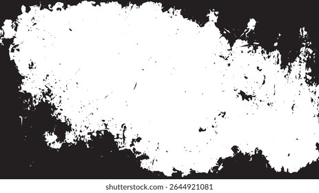 Textura de borda grunge com bordas gastas e centro branco para a máscara de foto ou design de fundo