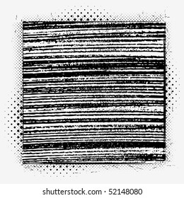 Grunge border. Vector.