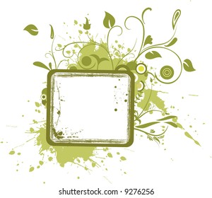 grunge border vector design