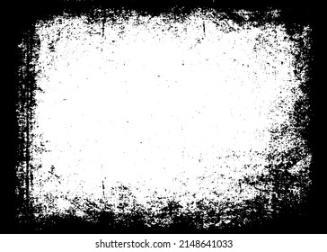 Grunge Border Vector Texture Background Abstract Stock Vector (Royalty ...