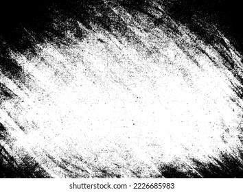 Grunge border vector texture background. Abstract frame overlay. Dirty and damaged backdrop. Vector graphic illustration with transparent white. EPS10.