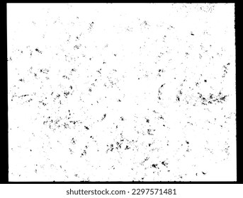 Grunge border vector texture background. Abstract frame overlay. Dirty and damaged backdrop. Vector graphic illustration with transparent white. EPS10.