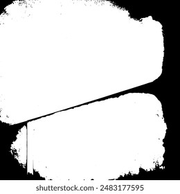 Grunge border vector texture background. Abstract frame overlay. Dirty and damaged backdrop. Vector graphic illustration with transparent white. EPS10.