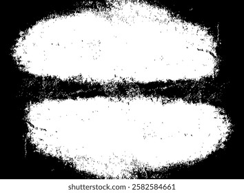 Grunge border vector texture background. Abstract frame overlay. Dirty and damaged backdrop. Vector graphic illustration with transparent white. EPS10.