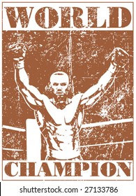 grunge boxing poster 1