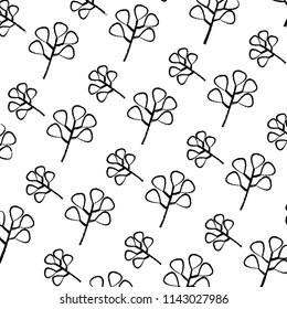 grunge branches plant exotic leaves background