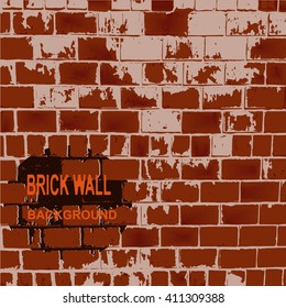 Grunge brick wall background