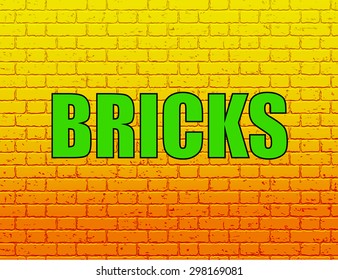 Grunge brick wall. Vector illustration