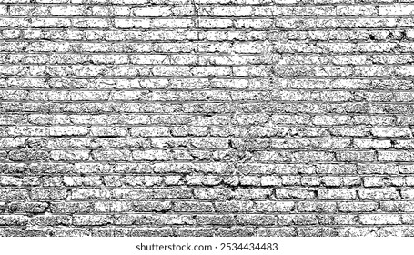 Grunge bricks stone textured wall background black and white, Rustic bricks wall background