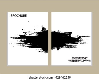 Grunge brochure design
