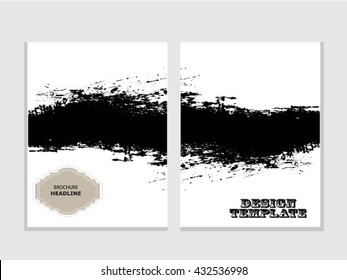Grunge brochure design
