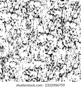 GRUNGE BROKEN DISTRESSED SEAMLESS PATTERN BLACK AND WHITE  GRAPHIC DESIGN VECTOR ILLUSTRATION
