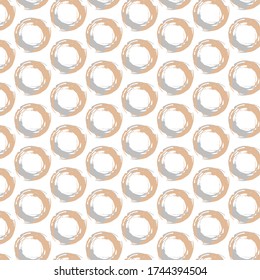 grunge  brown and gray circle pattern background for  design vector eps.10