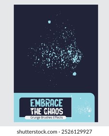 grunge brush effects posters, combining vibrant colors and bold typography. Each design delivers a powerful message,
inspiring creativity and individuality while embracing chaos. Perfect for artistic 