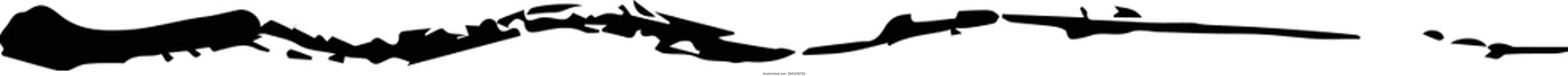 Grunge brush line element icon hand drawn stroke for creative design and illustration