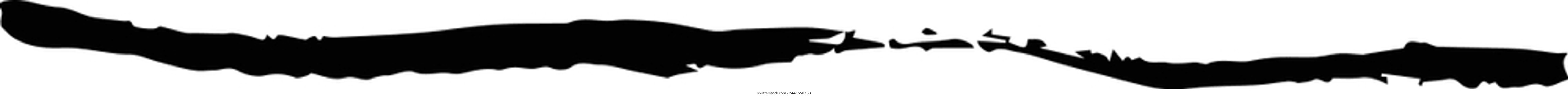 Grunge brush line element icon hand drawn stroke for creative design and illustration