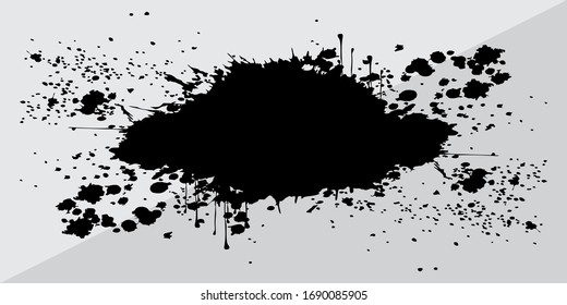 banner vectorial de líneas de brocha gruesa