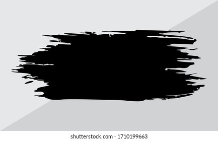 grunge brush lines vector banner