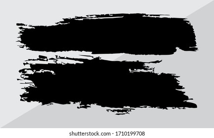 Vektorillustration-Banner mit Grunge-Pinselstrichen