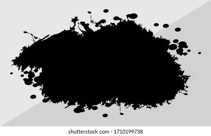 Vektorillustration-Banner mit Grunge-Pinselstrichen