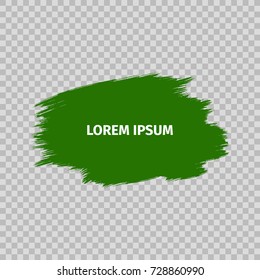 Grunge brush on a transparent background.