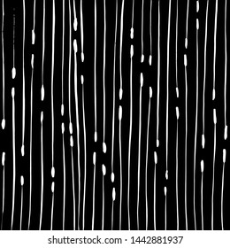 Grunge brush pattern. Texture. White and black vector.