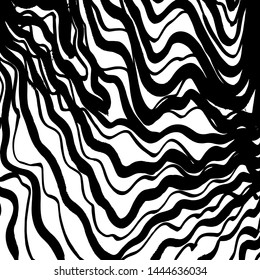 Grunge brush pattern. Texture. White and black vector.