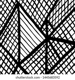 Grunge brush pattern. Texture. White and black vector.